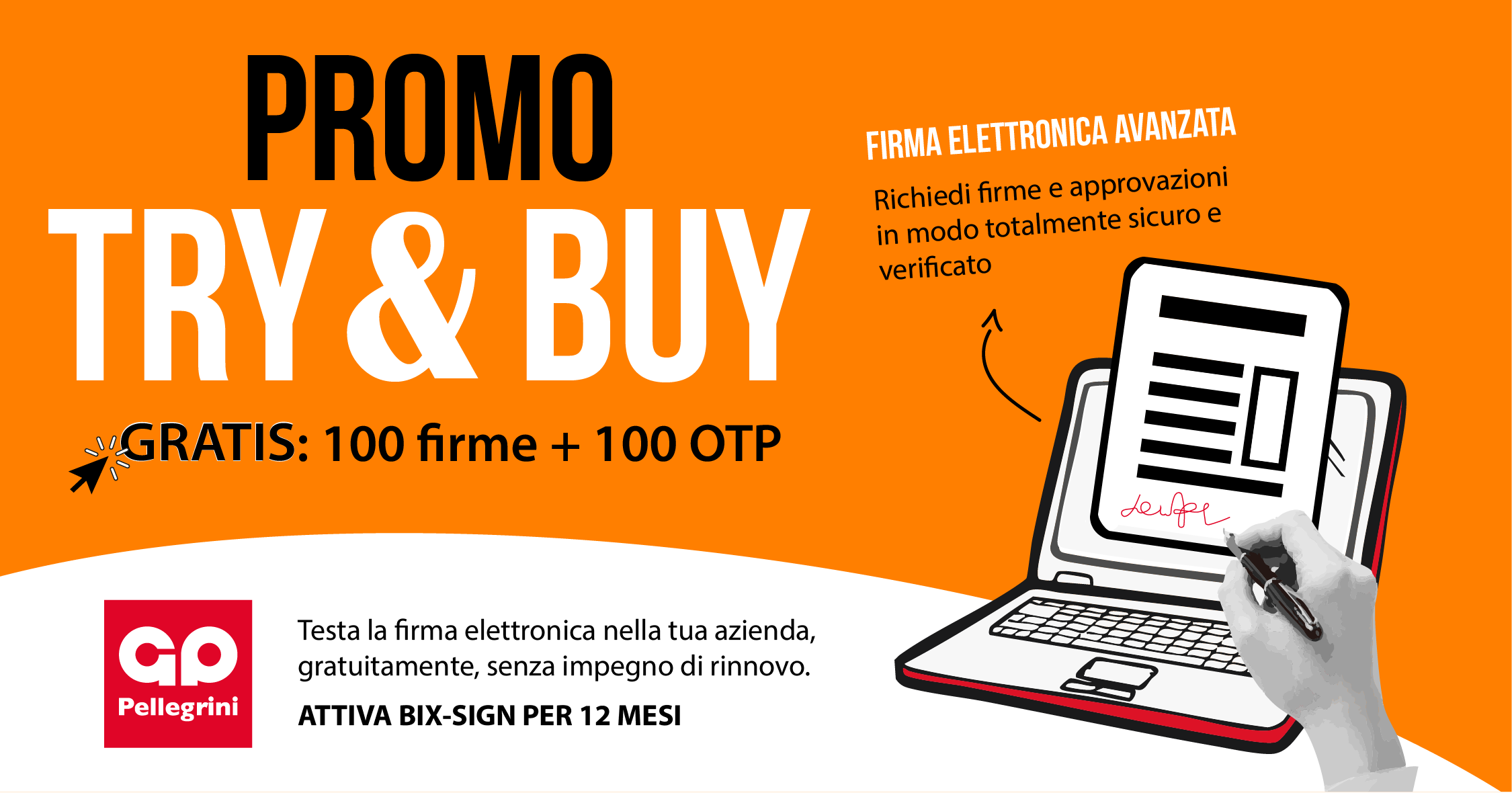 descrizione promo try & buy per testare firma elettronica in azienda