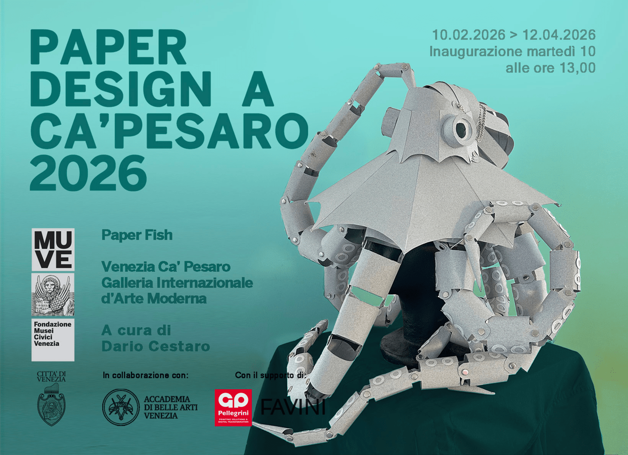 pellegrini sostiene l'arte dei giovani veneziani